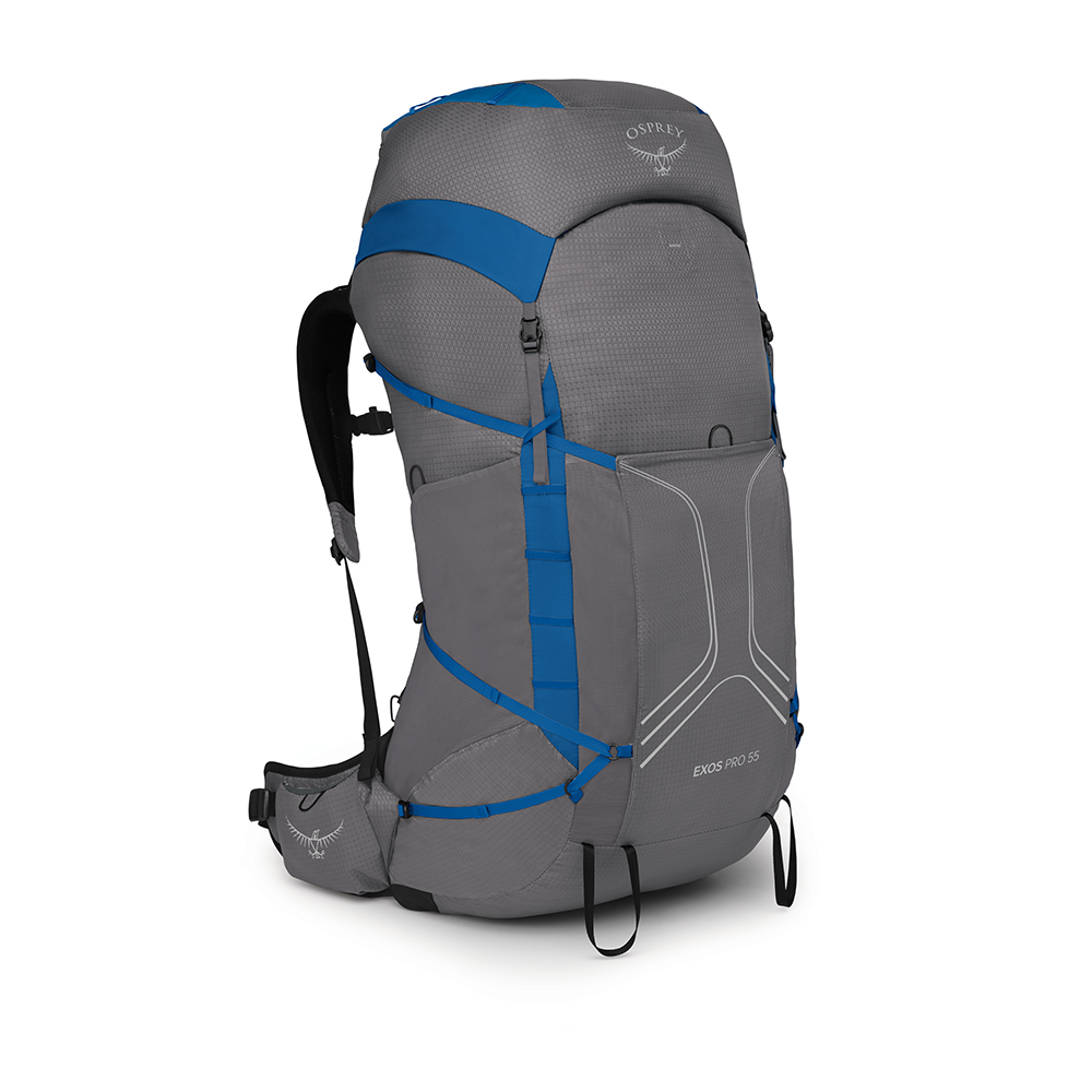 Osprey Europe Exos Pro 55 Backpack - Dale Grey/Agam Blue - S/M - Male