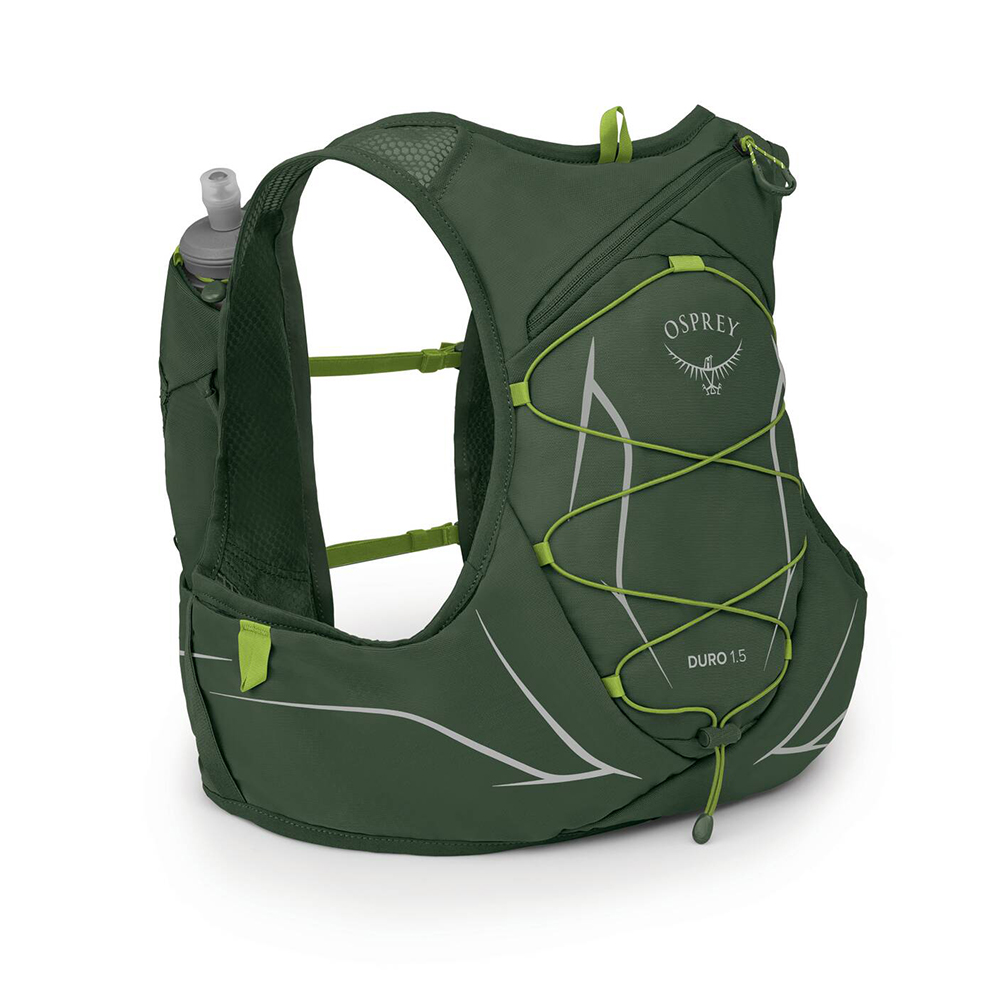 Osprey Duro 1.5 Vest Pack - Seaweed Green/Limon - Size S - For Men