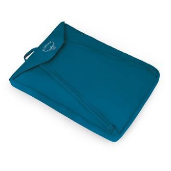 side view of the Ultralight Garment Folder in color waterfrontblue