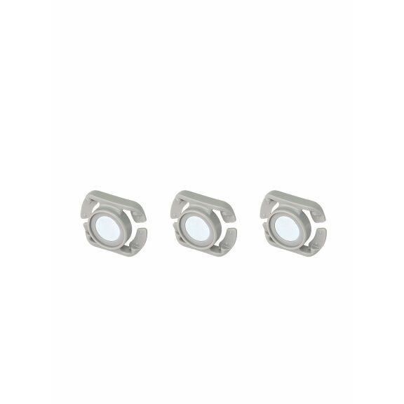 side view of the Hydraulics™ Magnet Kit (3 pc) in color grey