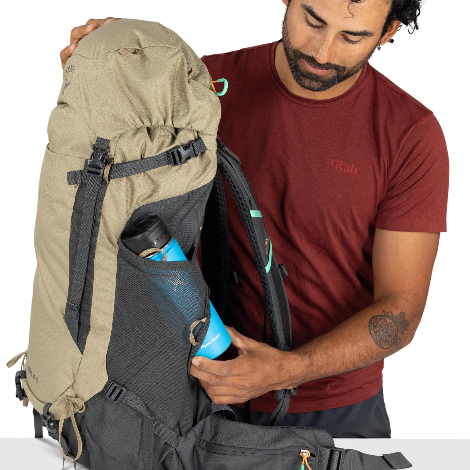 Kestrel™ LT 45 Backpacking Pack Registerkarte „Spezifikationen“, Bild eins