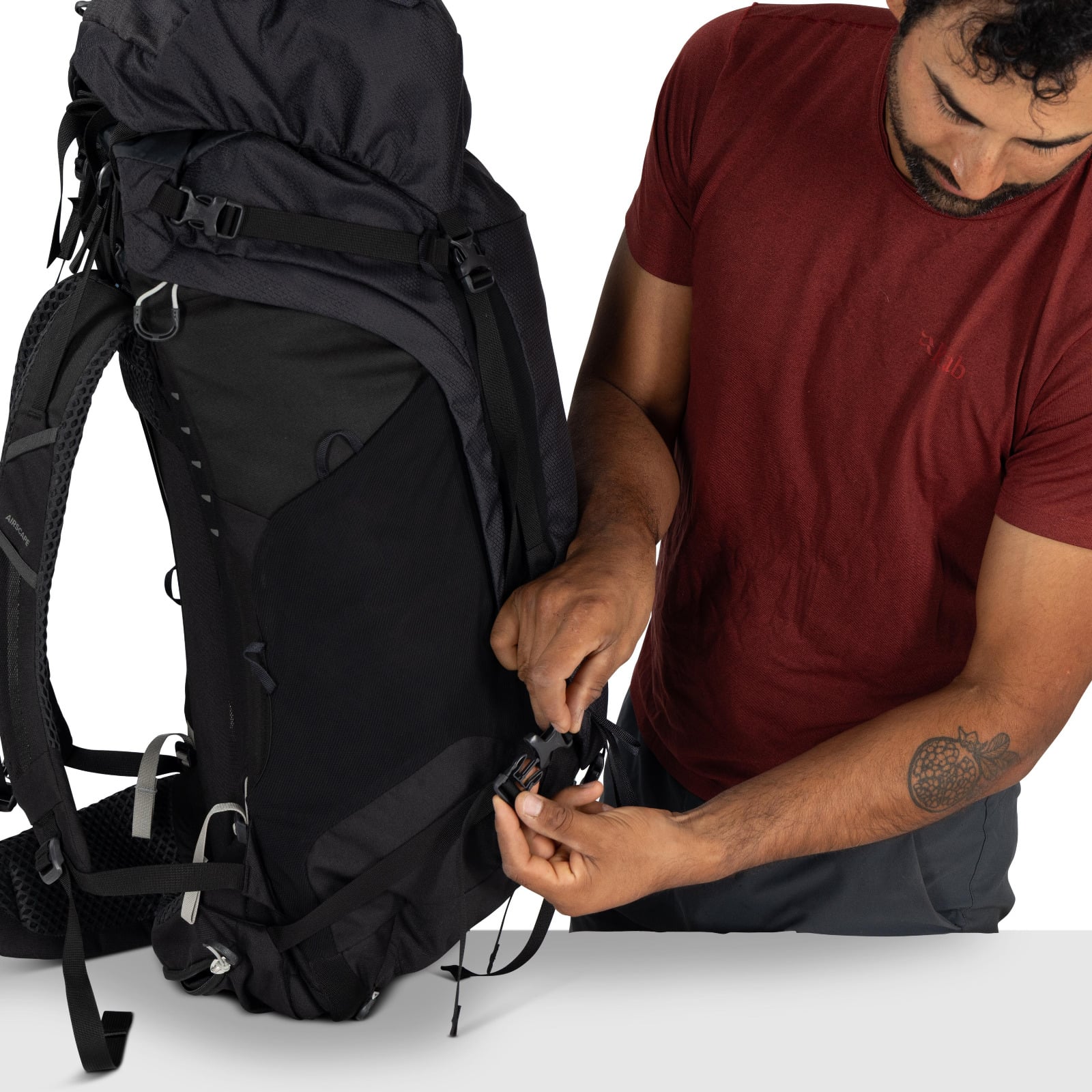 Kestrel™ LT 65 Backpacking Pack Registerkarte „Spezifikationen“, Bild eins