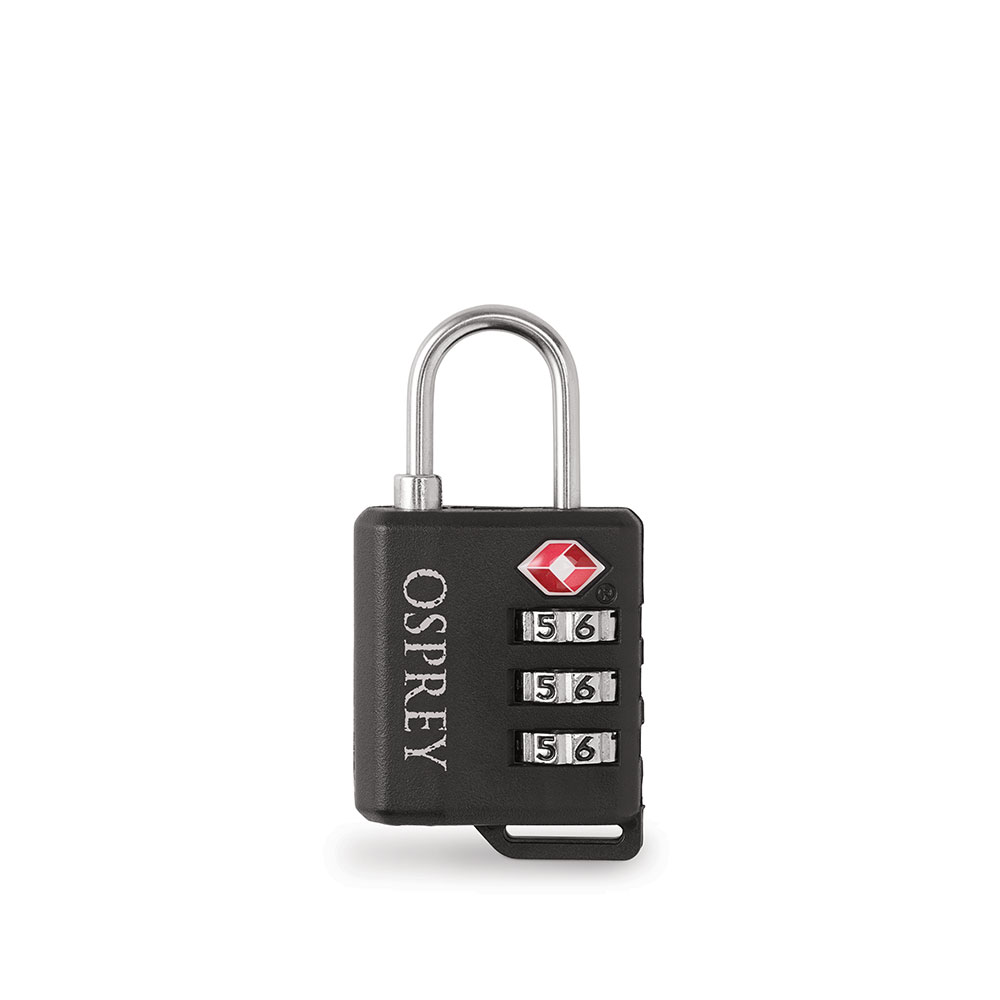 Osprey Europe Travel Sentry Approved Padlock - Black - One Size