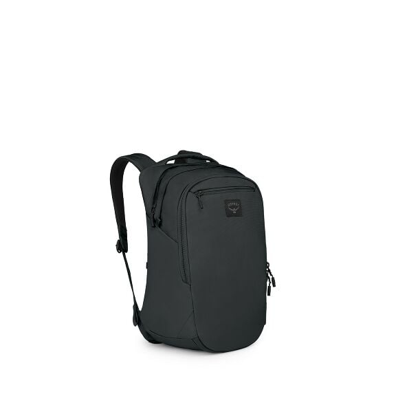 side view of the Aoede Airspeed Backpack in color tanconcrete