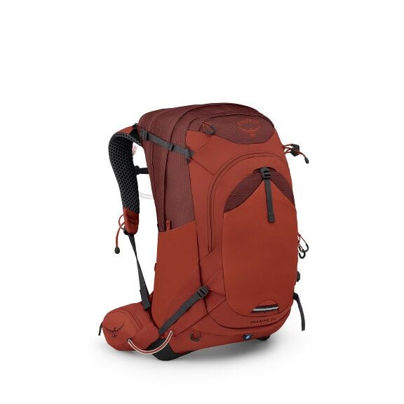 side view of the Manta 34 in color oakleaforange