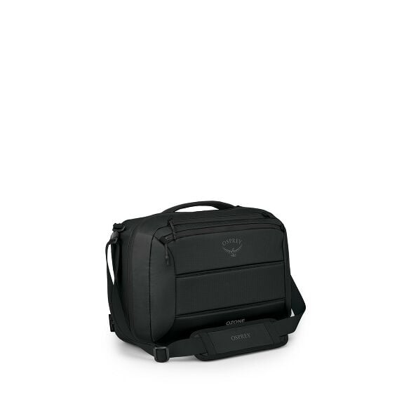 side view of the Ozone Carry-On Boarding Bag in color black