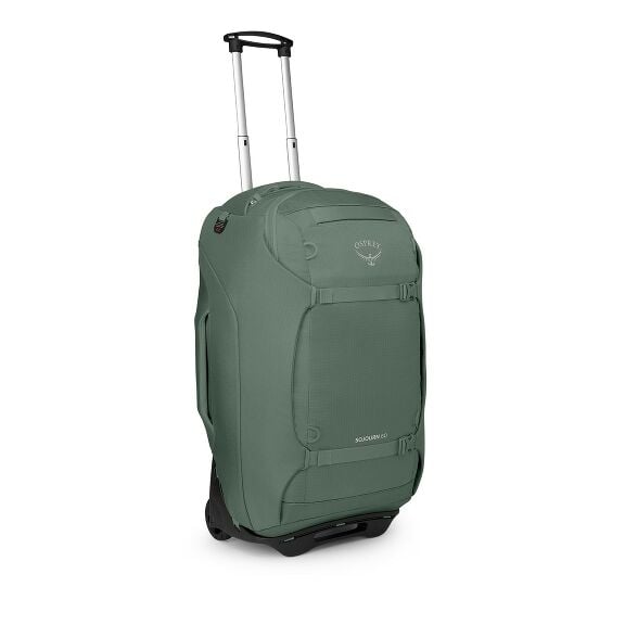 side view of the Sojourn™ Wheeled Travel Pack 25"/60L in color koseretgreen