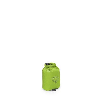 side view of the Ultralight Dry Sack 3 L in color limongreen