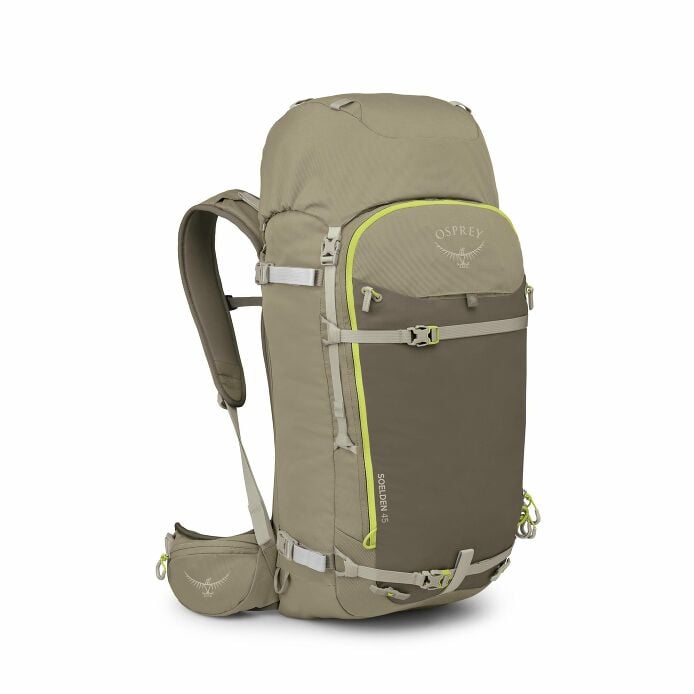 45l osprey backpack Osprey Soelden 45L, Olive Tan-Earl Grey / One Size