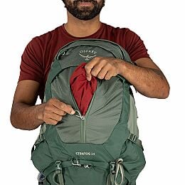Osprey Stratos 34  Men's Hiking Pack with Raincover